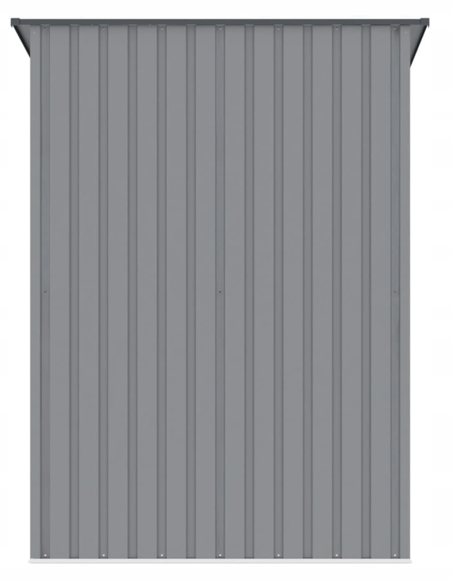 Domek Ogrodowy Narzędziowy na Narzędzia Szopa KENT 143x89cm szary Metalowy