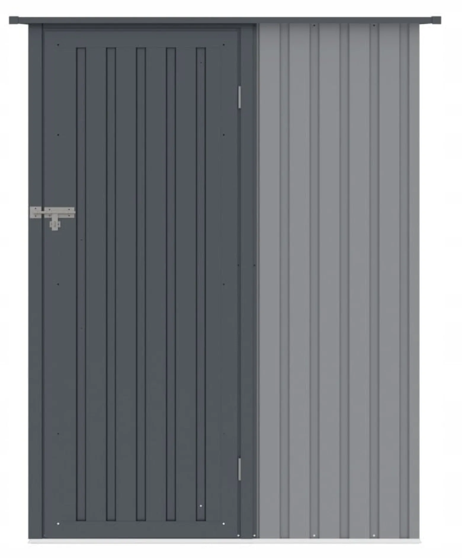 Domek Ogrodowy Narzędziowy na Narzędzia Szopa KENT 143x89cm szary Metalowy