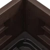 Donica Podwyższona Doniczka Ogrodowa Kwietnik Mokka 43x43x35 cm