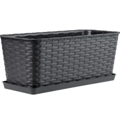 Donica Balkonowa Skrzynka Podstawka Antracyt 40cm