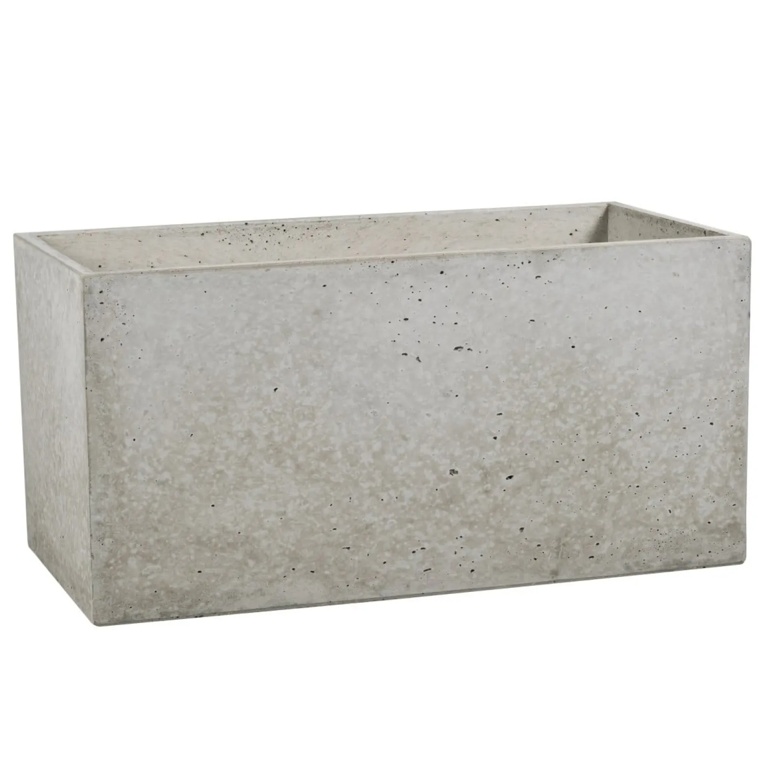 Donica Betonowa Zewnętrzna Zadora BOX XL 90x45x45 szary naturalny