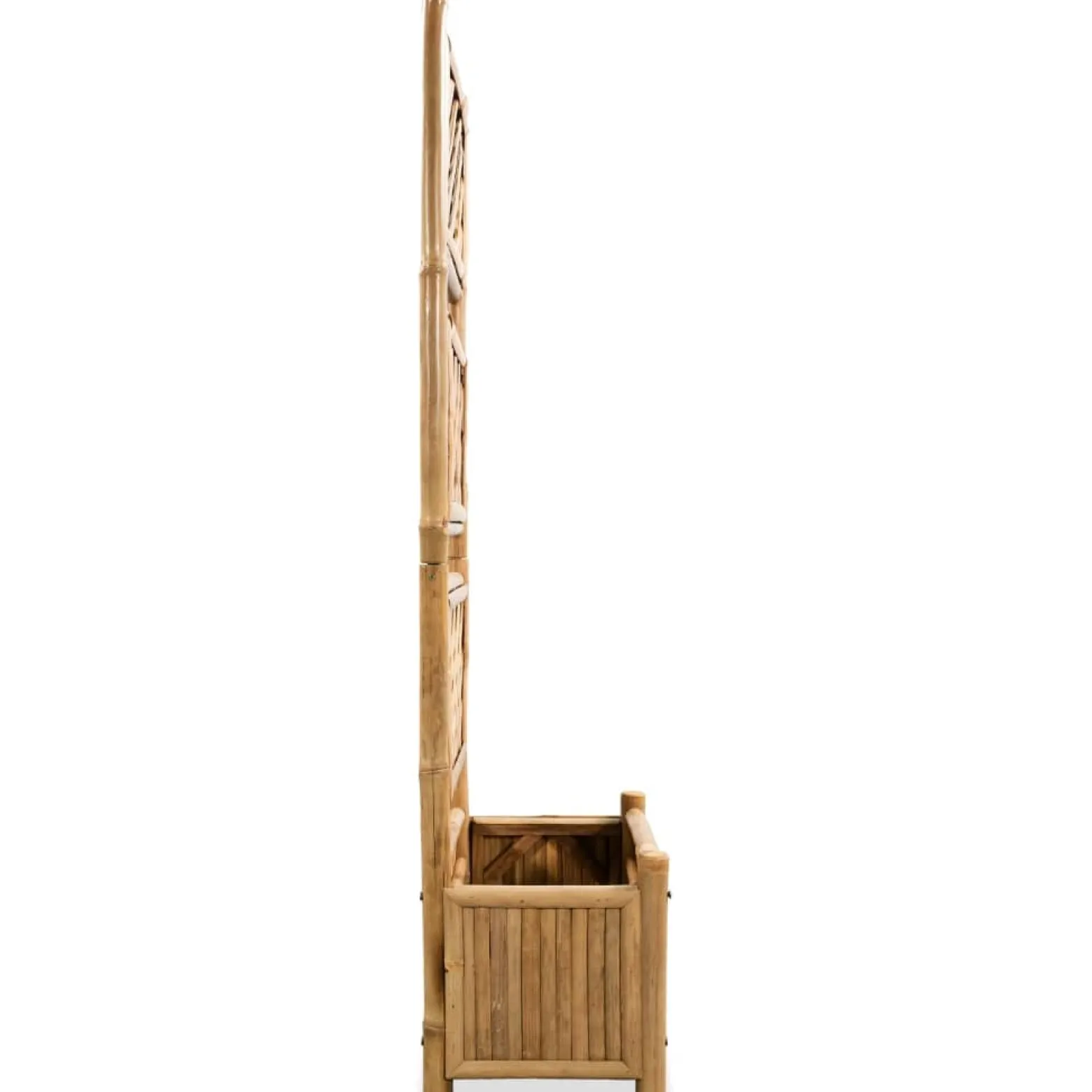 Donica Brąz 40 cm Bambus vidaXL
