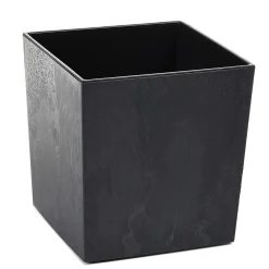 Donica Flore Czarny Beton h19x19 cm