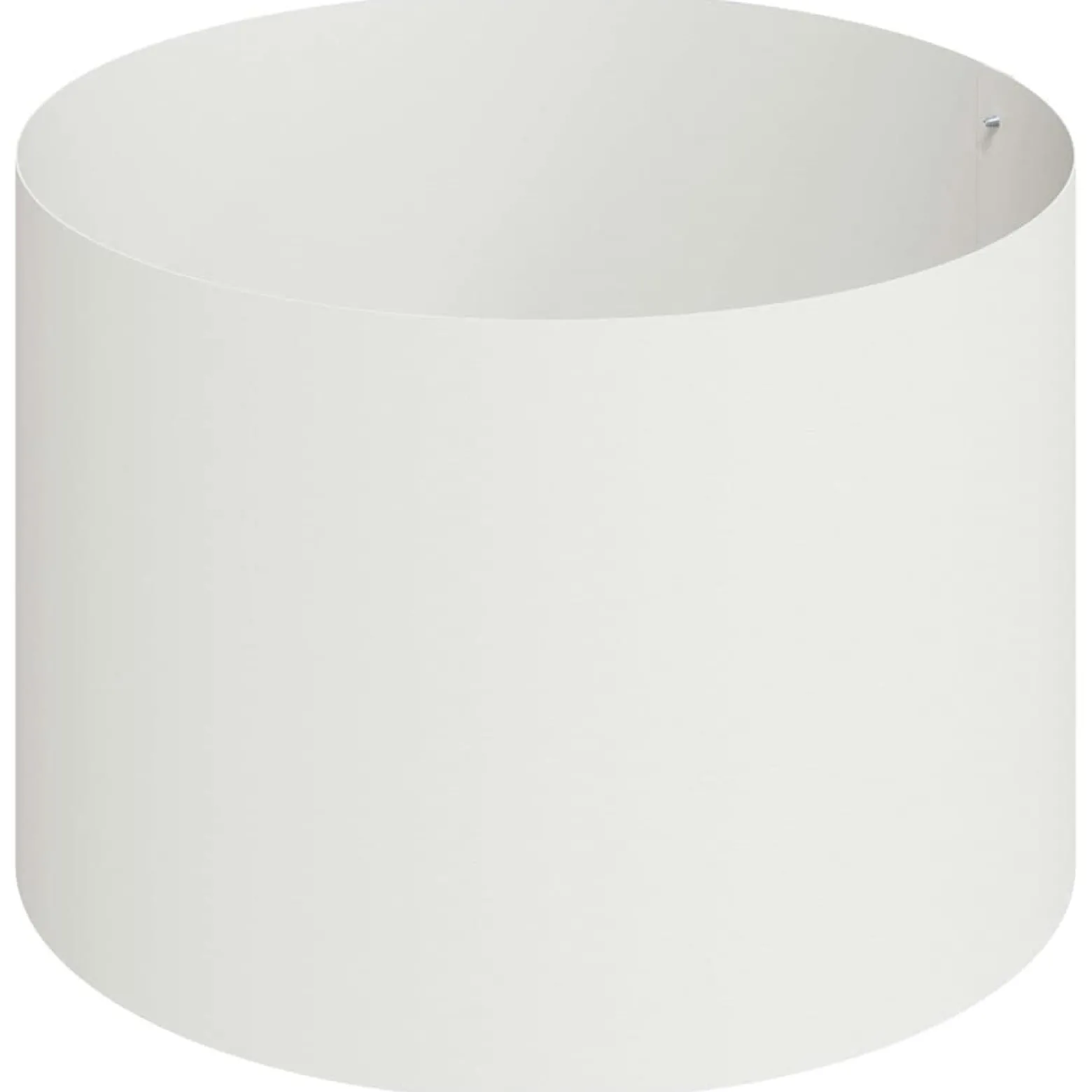 Donica Ogrodowa Biała Stal Doniczka 90 x 90 x 20 cm