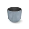 Donica ogrodowa Milly 24 x 24 x 19,7 cm jasnoszary PROSPERPLAST