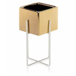 Doniczka Mizu Gold White 23 cm