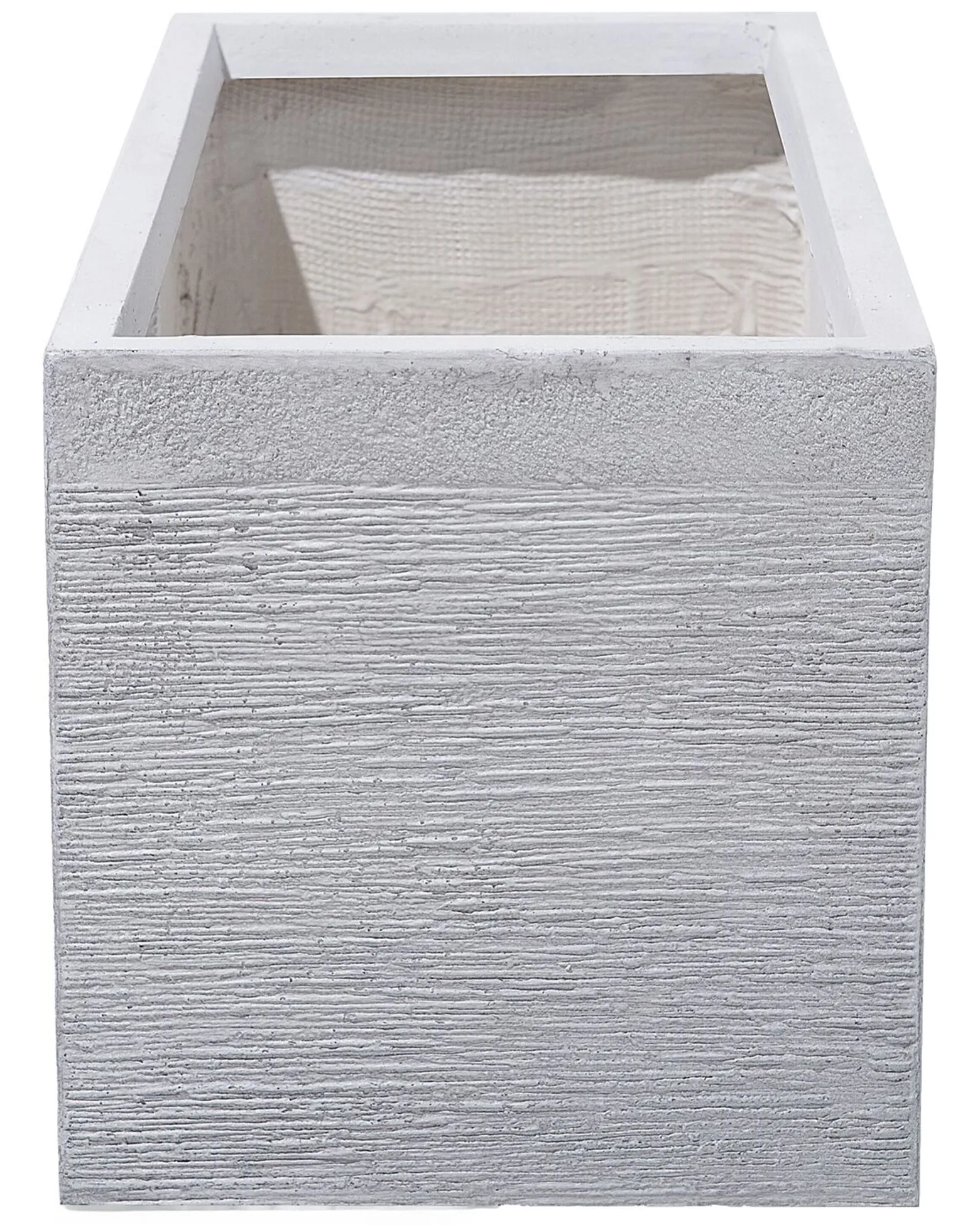 Doniczka ogrodowa 60 x 30 cm biała