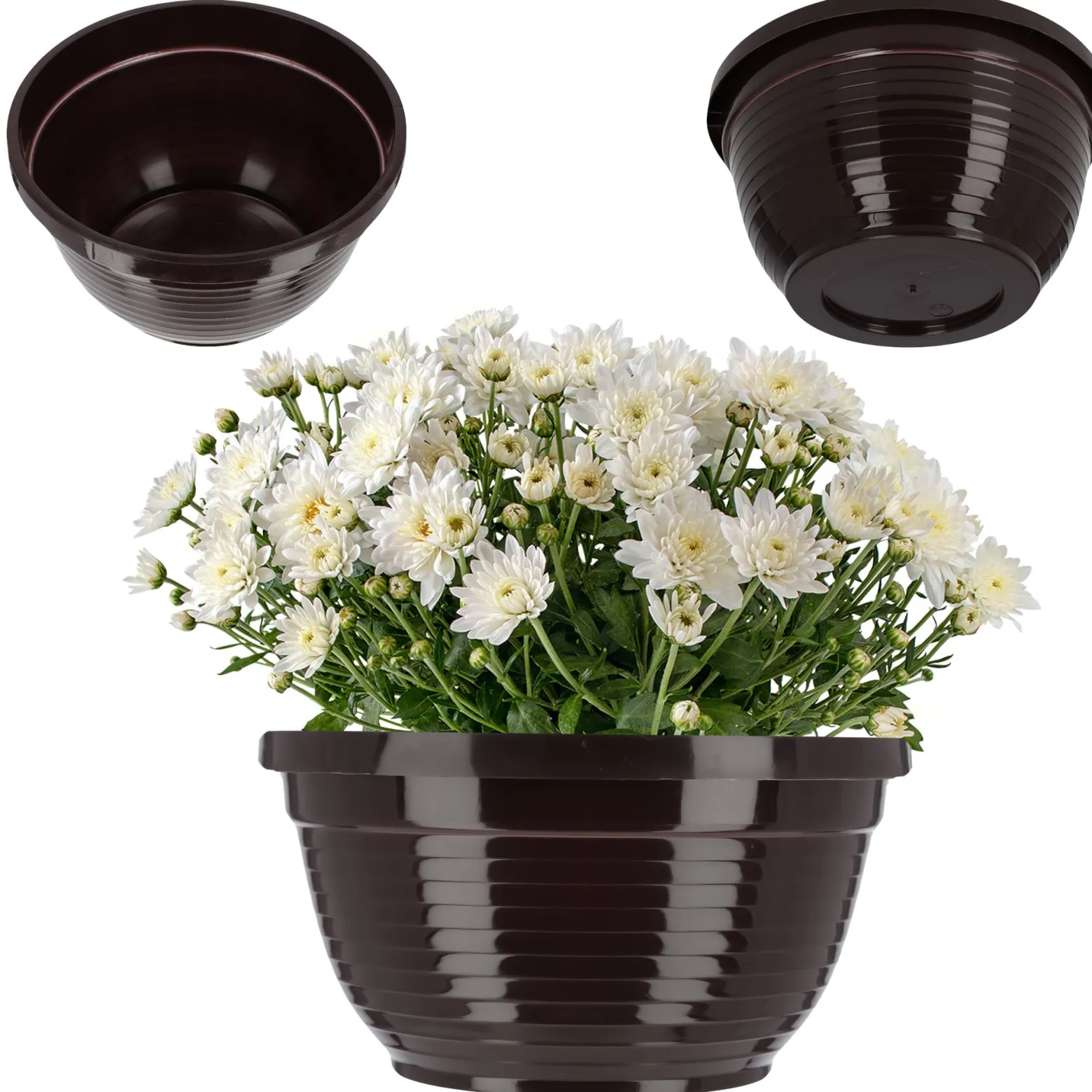 Doniczka Osłonka Donica Na Kwiaty 18cm Kolory Misa