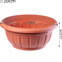 Doniczka Donica Misa Ogrodowa Terakota 20cm 2szt