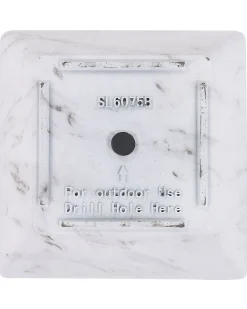 Doniczka kwadratowa 28 cm efekt marmuru