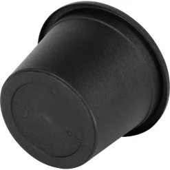 Doniczka ogrodowa plastikowa czarna okrągła 20 cm