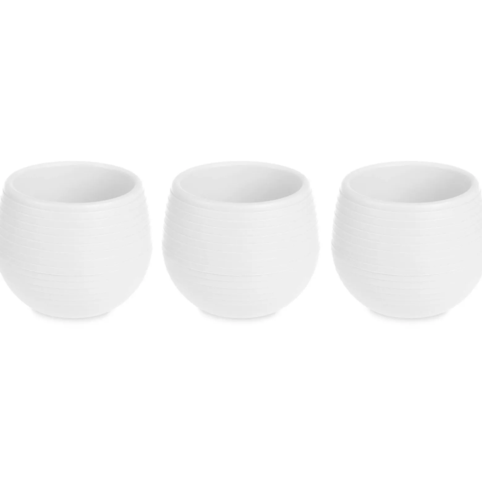 Doniczki samonawadniające, plastikowe, 3 sztuki, Ø 6 cm