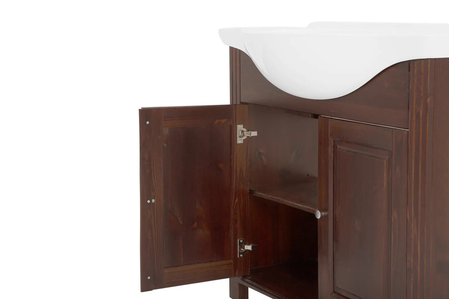 Drewniana szafka pod umywalkę 85cm Retro
