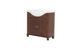 Drewniana szafka pod umywalkę 85cm Retro