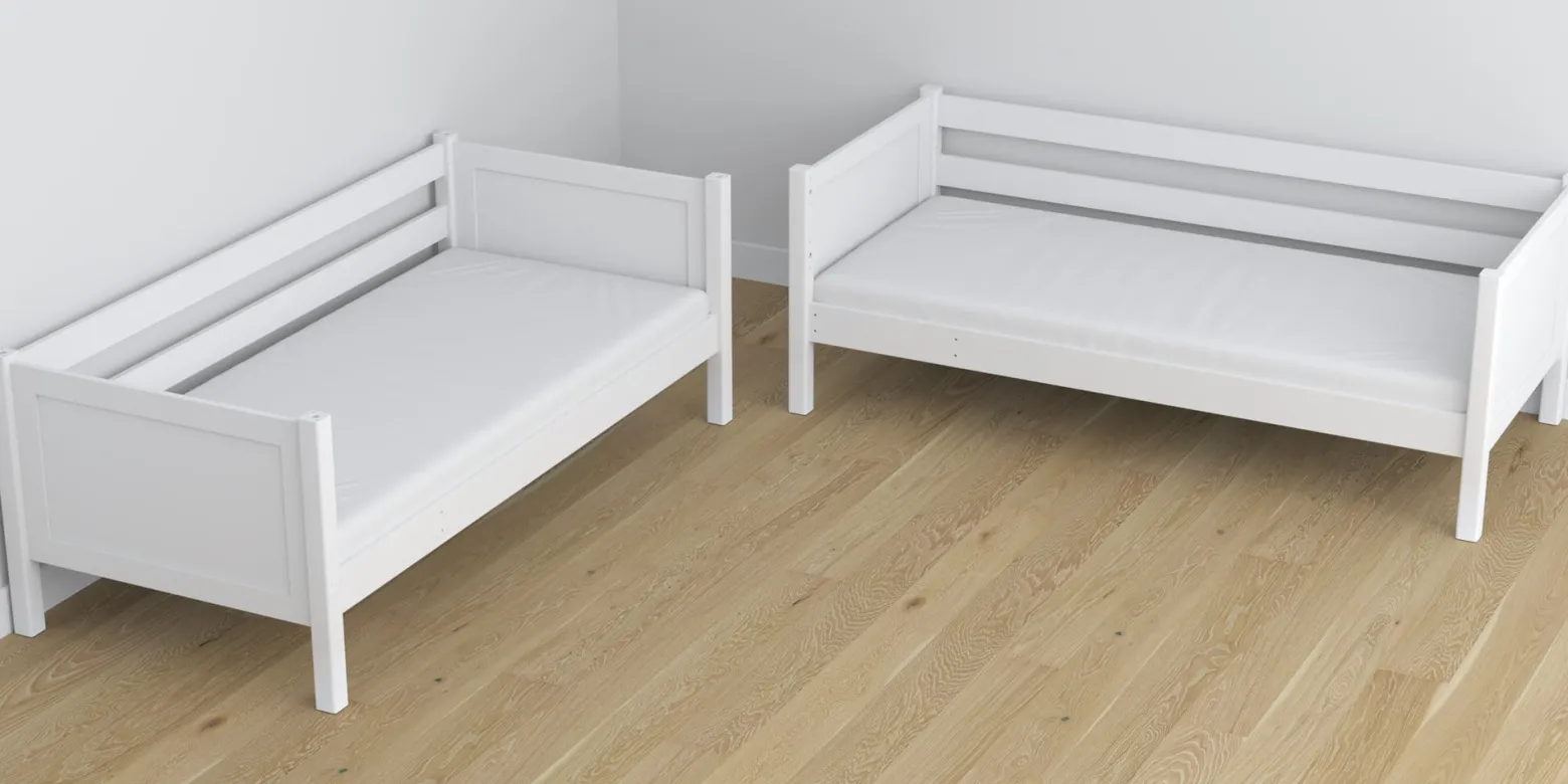 Drewniane łóżko piętrowe N02