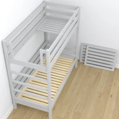 Drewniane łóżko piętrowe N03