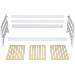 Drewniane łóżko sofa N01