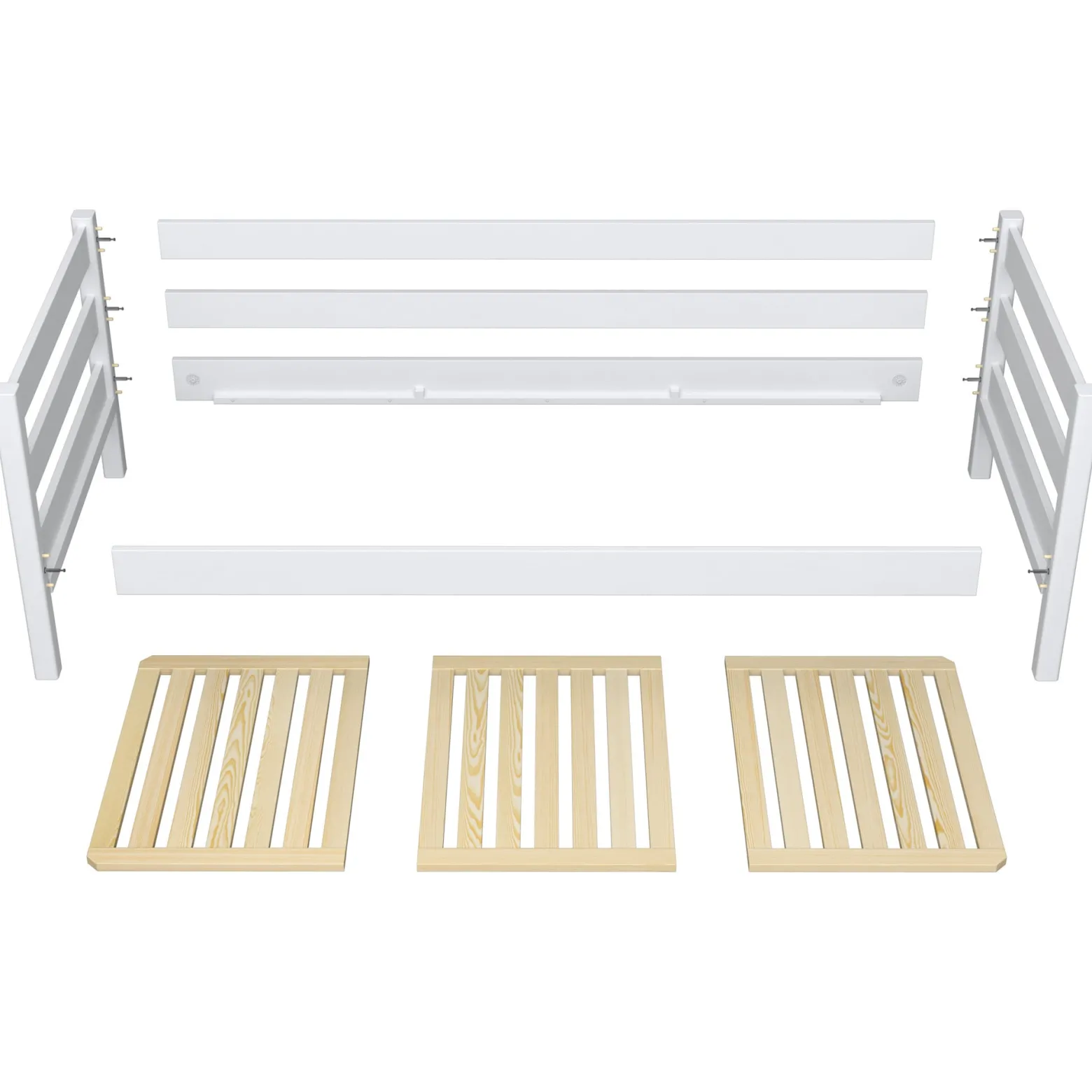 Drewniane łóżko sofa N01