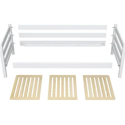 Drewniane łóżko sofa z szufladą N01