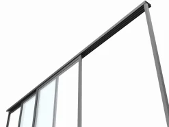 Drzwi przesuwne szklane Luxe 370x238cm antracytowe 4m