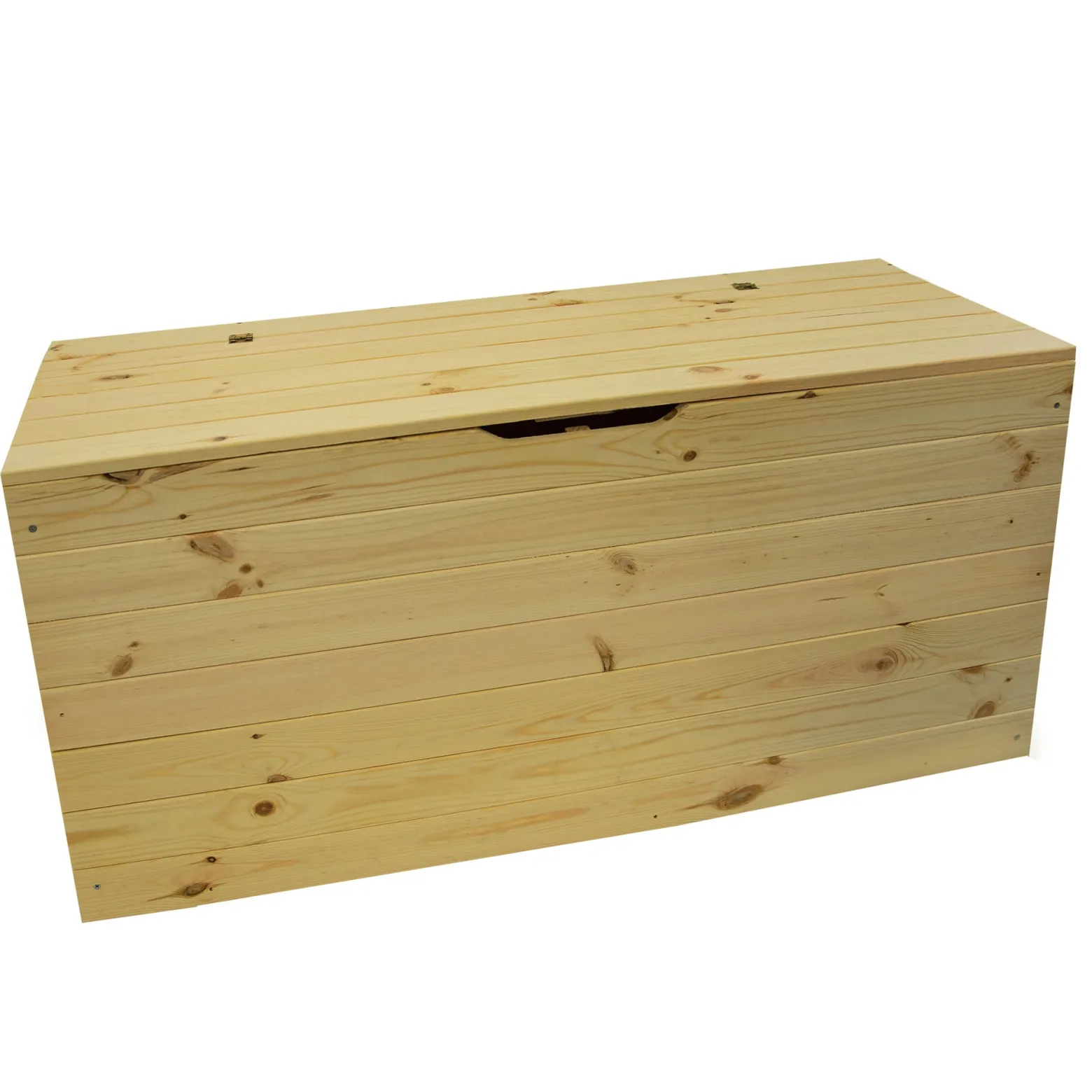 Duża Drewniana Skrzynia Ogród 100x40x50 cm 200L Skrzynka Dekoracja Kufer
