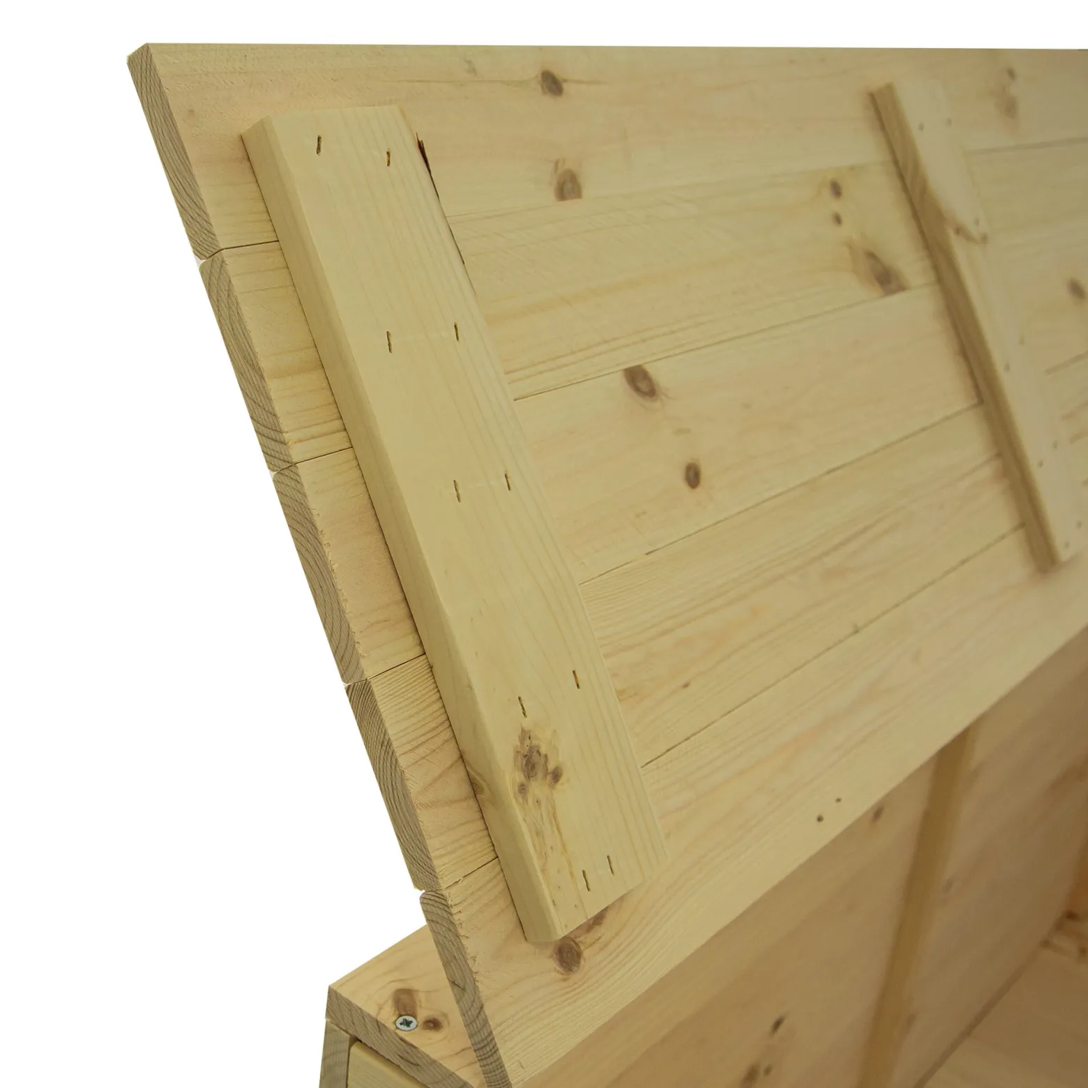 Duża Drewniana Skrzynia Ogród 100x40x50 cm 200L Skrzynka Dekoracja Kufer