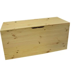 Duża Drewniana Skrzynia Ogród 100x40x50 cm 200L Skrzynka Dekoracja Kufer