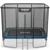 Duża trampolina ogrodowa Neo-sport prostokątna 305x213 cm 10x7ft bezpieczna