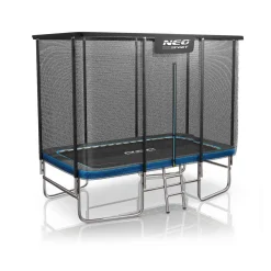 Duża trampolina ogrodowa Neo-sport prostokątna 305x213 cm 10x7ft bezpieczna