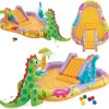 Duży dmuchany wodny plac zabaw basen zjeżdżalnia dinozaury Intex 56139