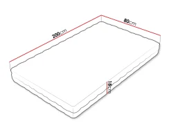 Dwustronny materac sprężynowy Gemini 18 cm
