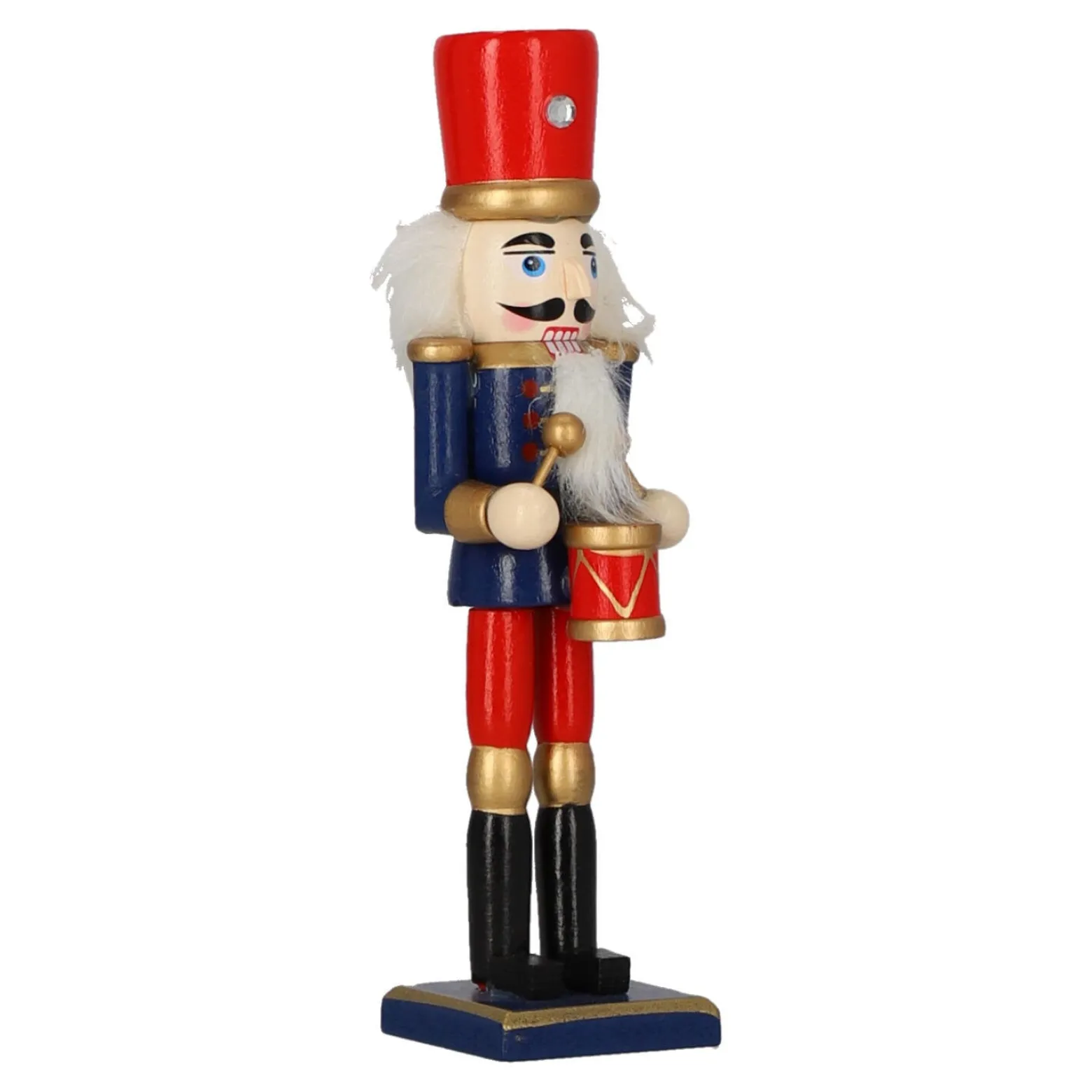 Dziadek do orzechów Luke 18 cm w czerwonej czapce