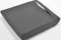 Ekskluzywny fotel SONATA z podnóżkiem - szary