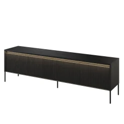 Elegancka szafka pod telewizor z ryflowaniem FLORES