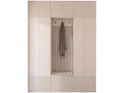 Elegancka duża garderoba do przedpokoju z siedziskiem PUENTE