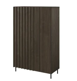 Elegancka dwudrzwiowa komoda w kolorze jesion do loftowego salonu NOBO
