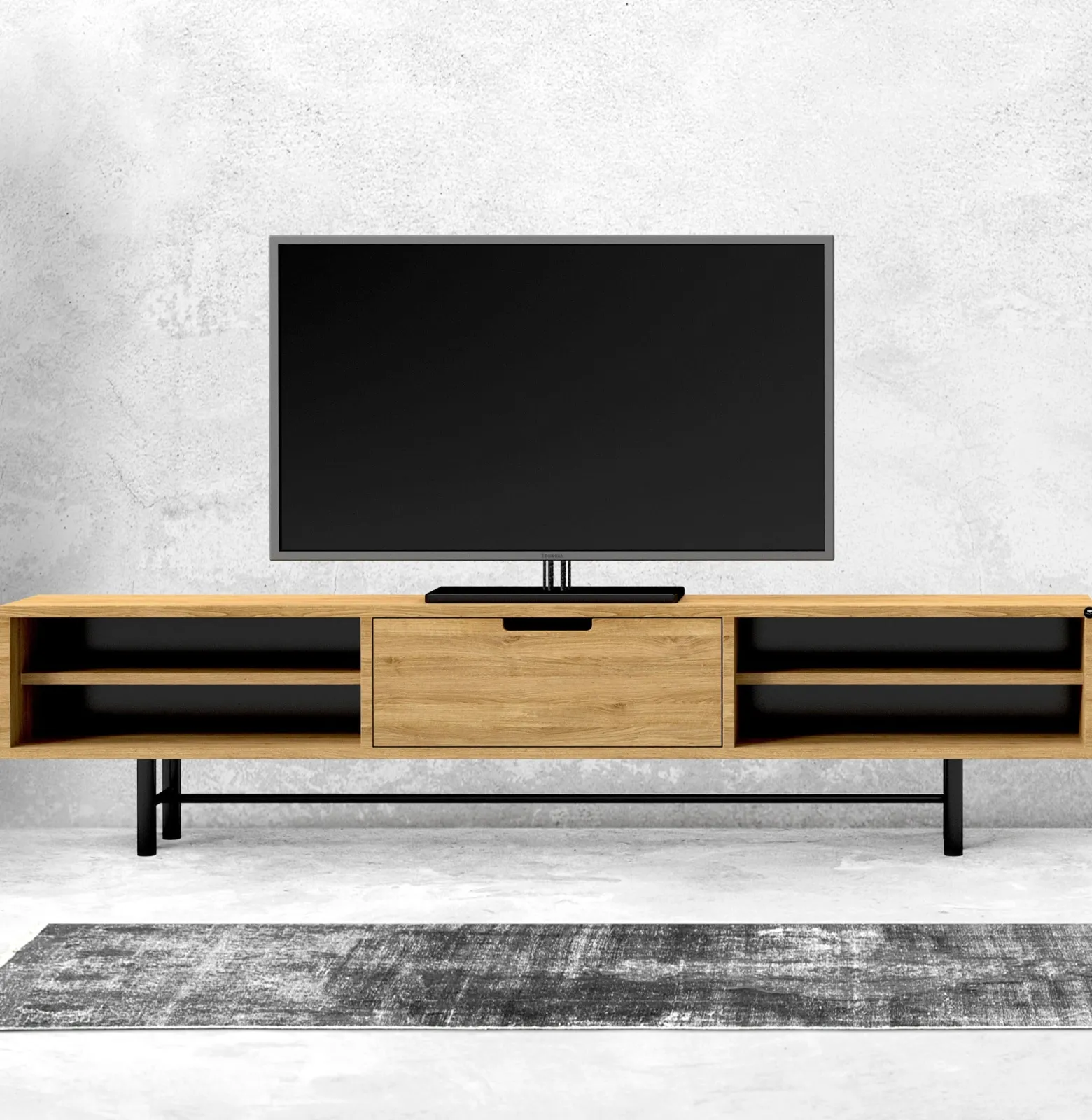 Emra Wood RTV-66 Szafka Rtv Dąb Loft