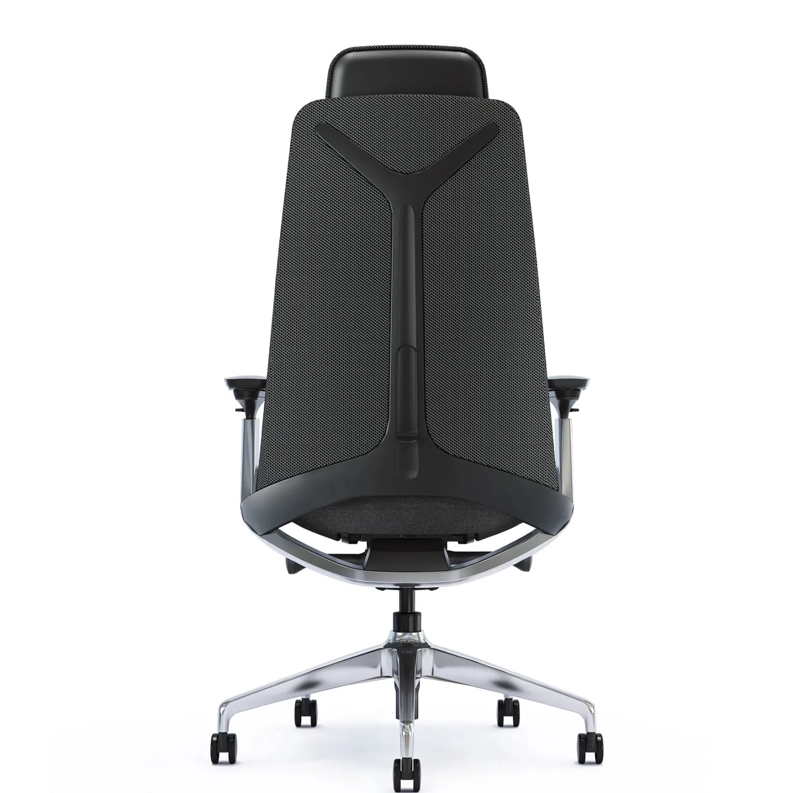 Ergonomiczny fotel biurowy X-ME chrom/czarny