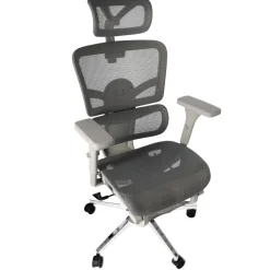 Ergonomiczny fotel biurowy regulowane krzesło z siatki - Szare