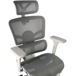 Ergonomiczny fotel biurowy regulowane krzesło z siatki - Szare