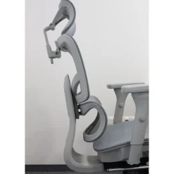 Ergonomiczny fotel biurowy regulowane krzesło z siatki - Szare