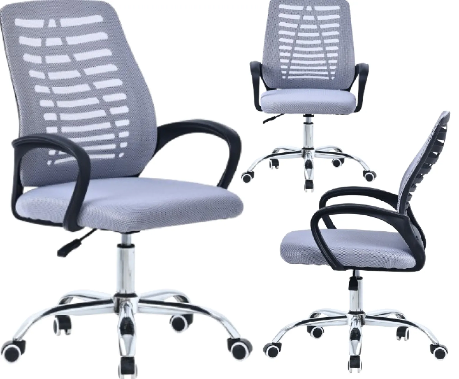 Ergonomiczny Fotel obrotowy krzesło biurowe NEST szary