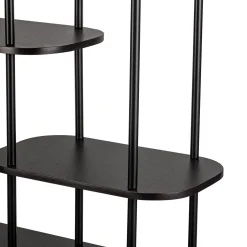 Etagère Nowoczesna w stylu metalowo-drewnianym