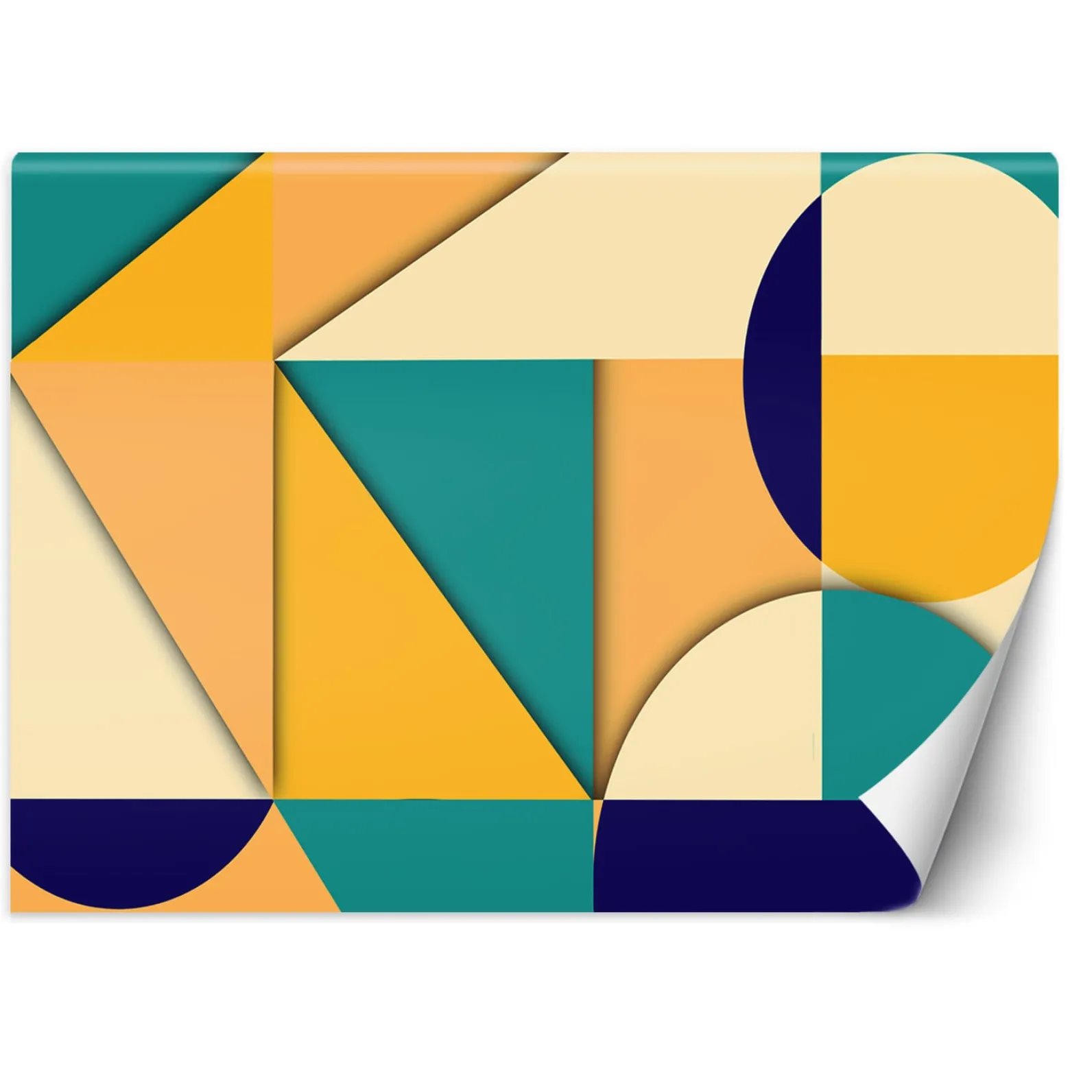 Feeby Fototapeta, Geometryczne kształty abstrakcja 100x70