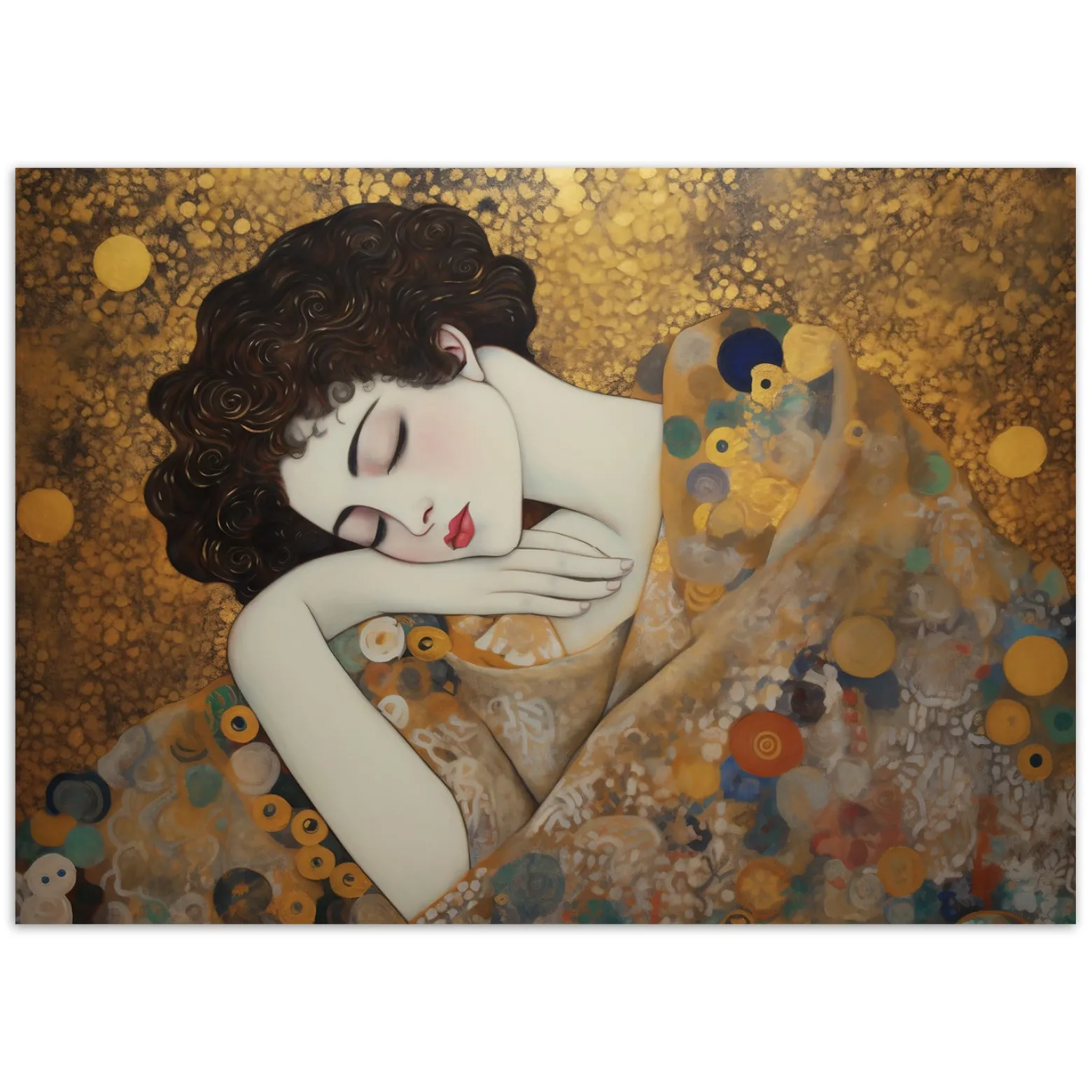 Feeby Fototapeta, Kobieca twarz - G. Klimt 150x105