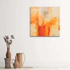 Feeby Obraz Pomarańczowy wzór z dołu do góry 30x30
