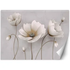 Feeby Fototapeta, Abstrakcyjne kwiaty 3D 150x105