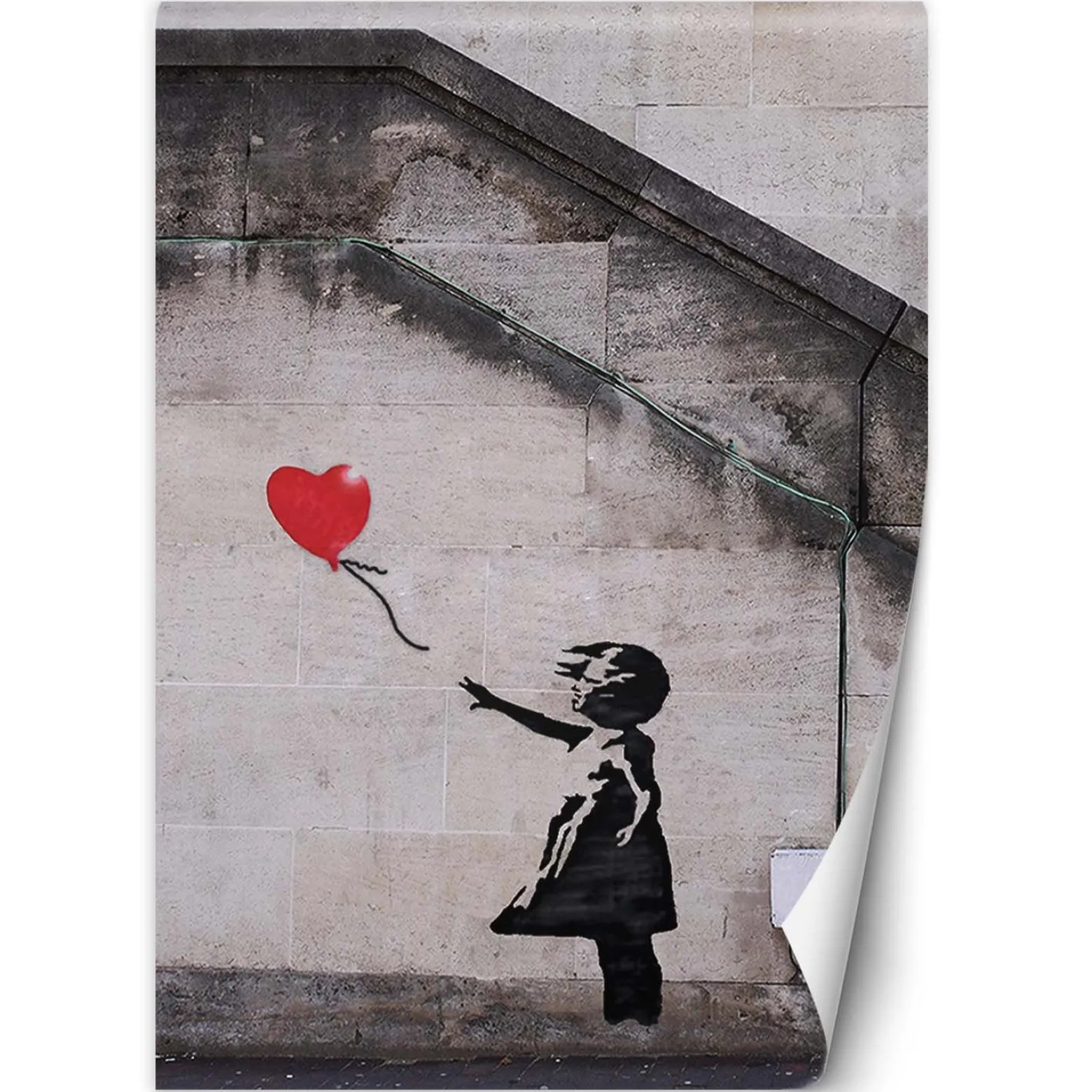 Feeby Fototapeta, Banksy Dziewczynka z balonikiem 100x140