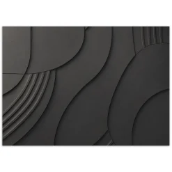 Feeby Fototapeta, Czarny Relief 3D 150x105