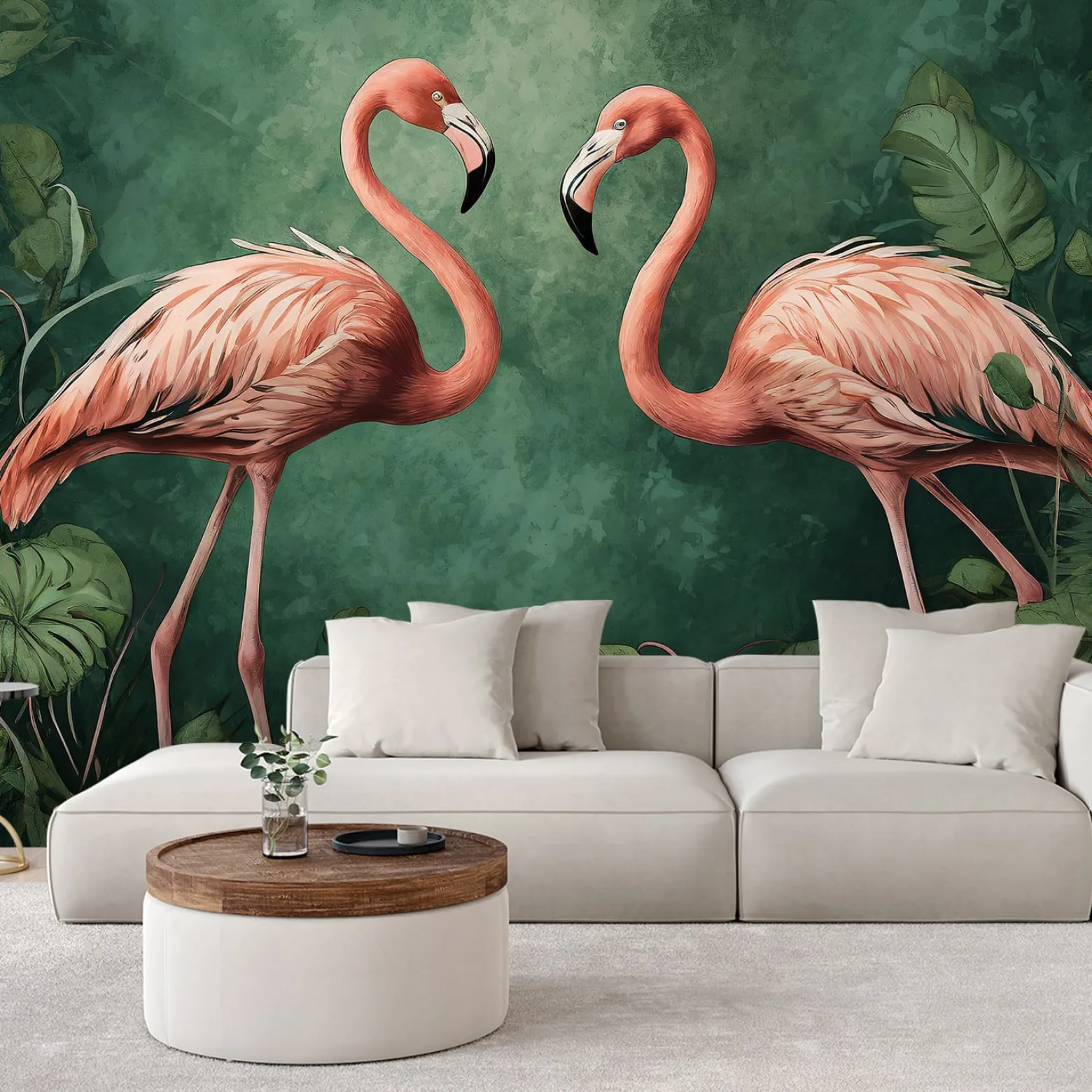 Feeby Fototapeta Flamingi Zwierzęta tropikalne